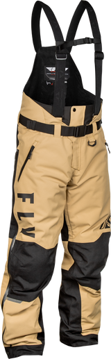 Fly Racing Carbon Bib Black/Tan XL for Motocross and Off-Road Vehicles
