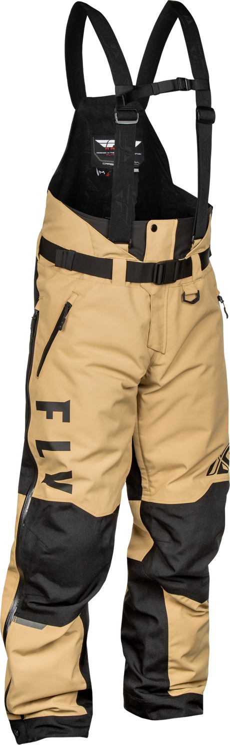 Fly Racing Carbon Bib, Black/Tan, size Small - Durable motocross riding gear