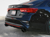 aFe 20-21 Kia Forte GT 1.6L Axle-Back Exhaust System with 3 Inch to 2-1/2 Inch Mandrel-Bent Stainless Steel Tubing and Black Tips