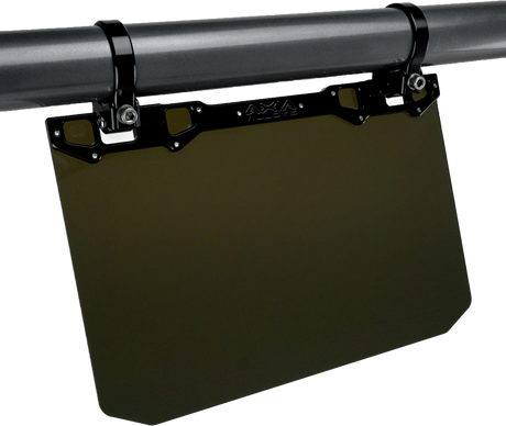 AXIA MODNDSVT-BK 12 x 8 Narrow Mount Sun Visor with Tinted Shield for Off-Road Vehicles