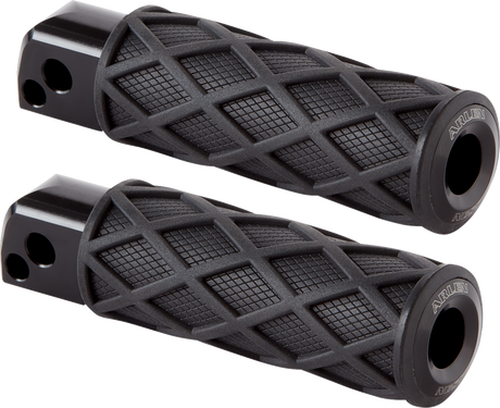 ARLEN NESS Diamond Foot Pegs - Passenger - Black 400-053