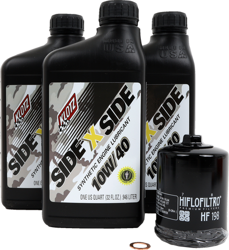 KLOTZ OIL Oil Change Kit - Polaris - 10W/40 KU-110