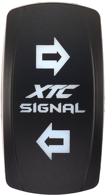 XTC Power Products SW00-00117023 Dash Switch Rocker Face Turn Signal Vertical for Jeep Wrangler, Toyota Tacoma, Ford F-150