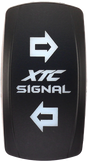 XTC Power Products SW00-00117023 Dash Switch Rocker Face Turn Signal Vertical for Jeep Wrangler, Toyota Tacoma, Ford F-150