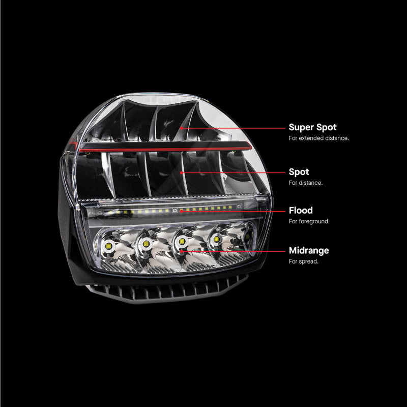 ARB Intensity IQ Driving Lights with Four-Optic LED Design - Model ARBVX17