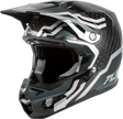 Fly Racing Yth Formula S Carbon Byte Helmet for Youth Motorcycle Riders - Black, Carbon/Grey/Silver with Vehicle Fitment