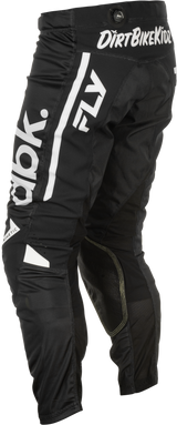 Fly Racing Kinetic Mesh Dbk Pants Black/White Size 38 – Durable Off-Road Riding Gear with Adjustable Fit for ATV, Dirt Bike, and Motocross