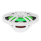 DS18 NXL Series 6x9 inch Marine Coaxial Speaker with RGB Lights - White, 125W RMS, 2-Way for Powersports and Marine Vehicles
