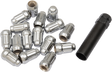 ITP Lug Nuts - 60° Tapered - Chrome - M12 x 1.25 - Splined with Key - 16 Pack ALUG21BX