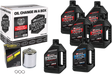 MAXIMA RACING OIL Twin Cam Synthetic 20W-50 Oil Change Kit - Chrome Filter 90-119016PC