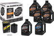 MAXIMA RACING OIL Evolution Mineral 20W-50 Oil Change Kit - Black Filter 90-069016PB
