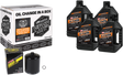 MAXIMA RACING OIL Evo/Sportster Quick Oil Change Kit - Black Filter 90-069014PB