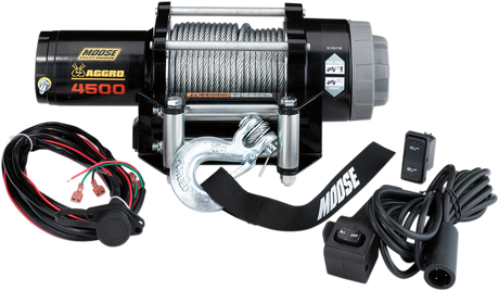 MOOSE OFFROAD 4500 lb Winch - Wire Rope - 50' 104310