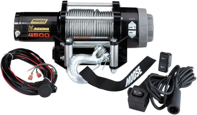 MOOSE OFFROAD 4500 lb Winch - Wire Rope - 50' 104310