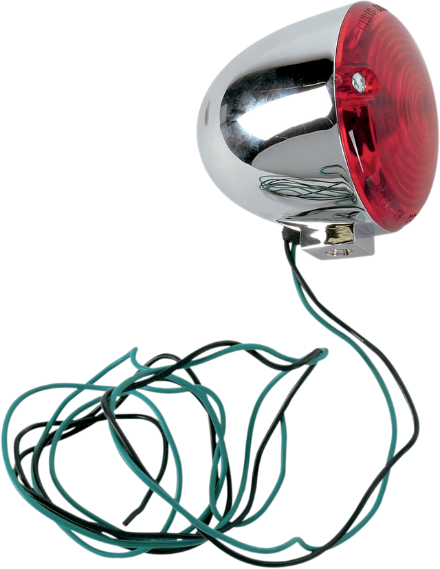CHRIS PRODUCTS Turn Signal - Flat Lens - Red 8431R