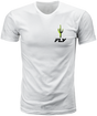 Fly Racing Desert Tee White XL - Premium Cotton Motorcycle T-Shirt for Off-Road & Adventure Vehicles