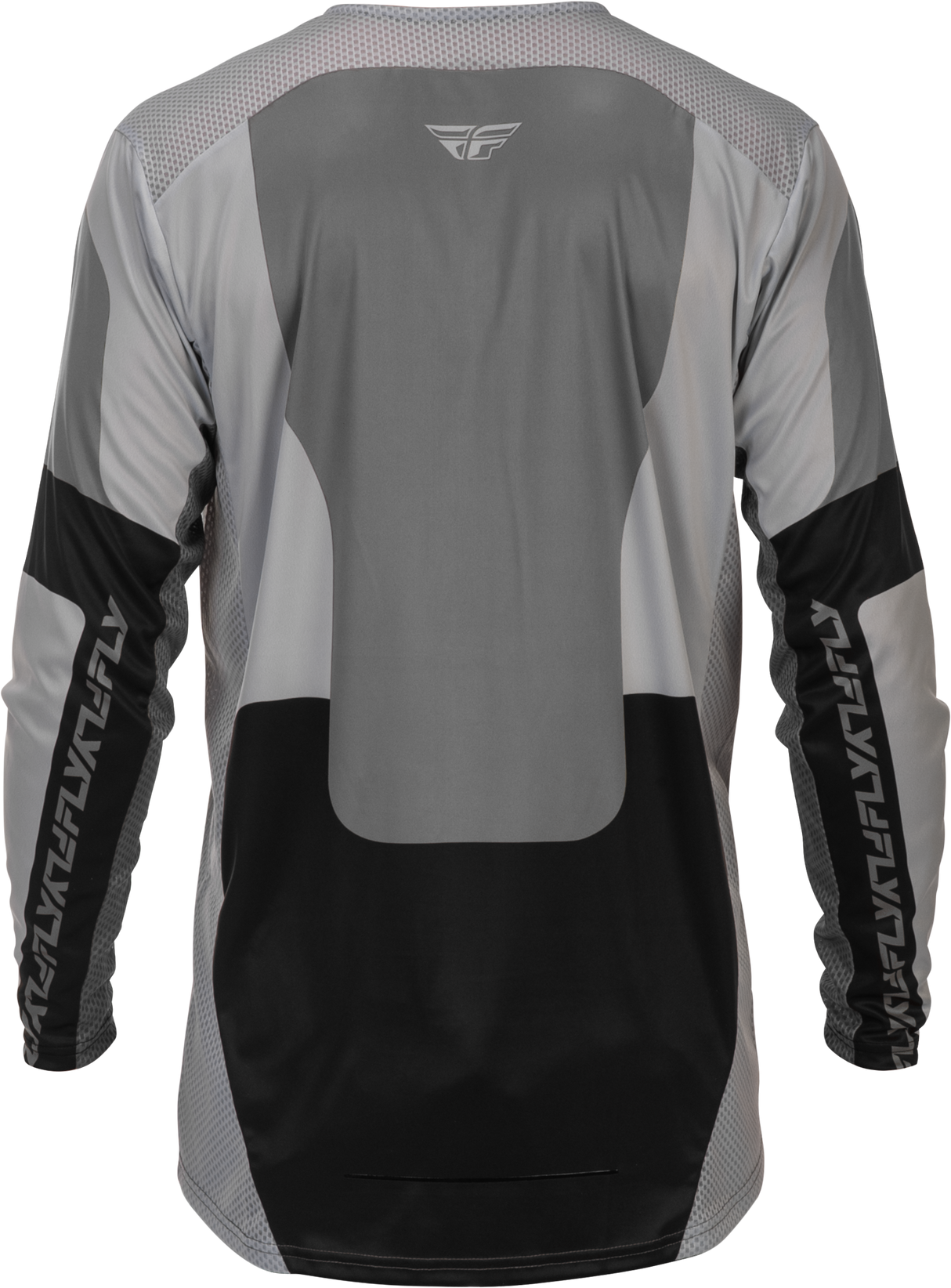 Fly Racing Youth Lite Jersey Grey/Black YXL - Breathable Motorcycle Jersey for Off-Road & Motocross
