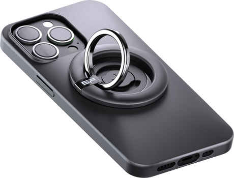 SP CONNECT Magnetic Ring Mount SPC+ Black – Compatible with MagSafe for iPhone 12/13/14 and More