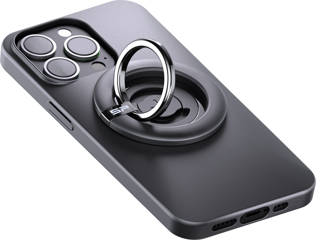 SP CONNECT Magnetic Ring Mount SPC+ Black – Compatible with MagSafe for iPhone 12/13/14 and More