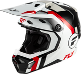 Fly Racing Formula CP Seal Helmet White/Black/Red - Extra Small for Motocross and Off-Road Bikes