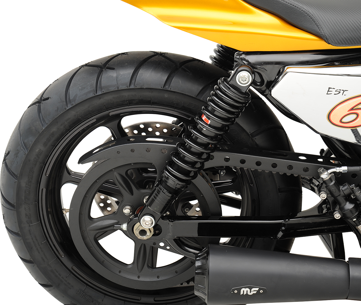 Drag Specialties C16-0154AB Premium Ride-Height Adjustable Shocks for Harley-Davidson Touring Models - 13 Inch - Black