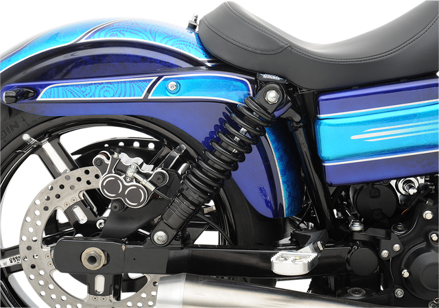 DRAG SPECIALTIES SHOCKS Premium Ride-Height Adjustable Shocks - 11 Inch - Black C16-0155AB for Harley Davidson Touring Models