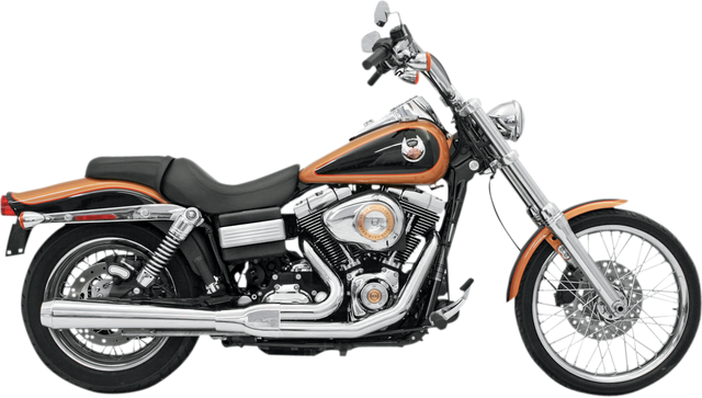 BASSANI XHAUST Road Rage Exhaust - Chrome - Long - '06-'17 FXD 13111J