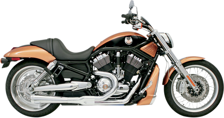 BASSANI XHAUST Road Rage 2:1 Exhaust - Chrome 1V12J