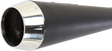 BASSANI XHAUST Road Rage Exhaust - Black - Short - '06-'17 FXD 13122J