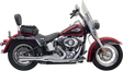 BASSANI XHAUST Mega Power Exhaust - Chrome - Short - FXS/FLS 1S12R