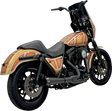 BASSANI XHAUST Road Rage 2:1 Exhaust - Black 1FXR2B