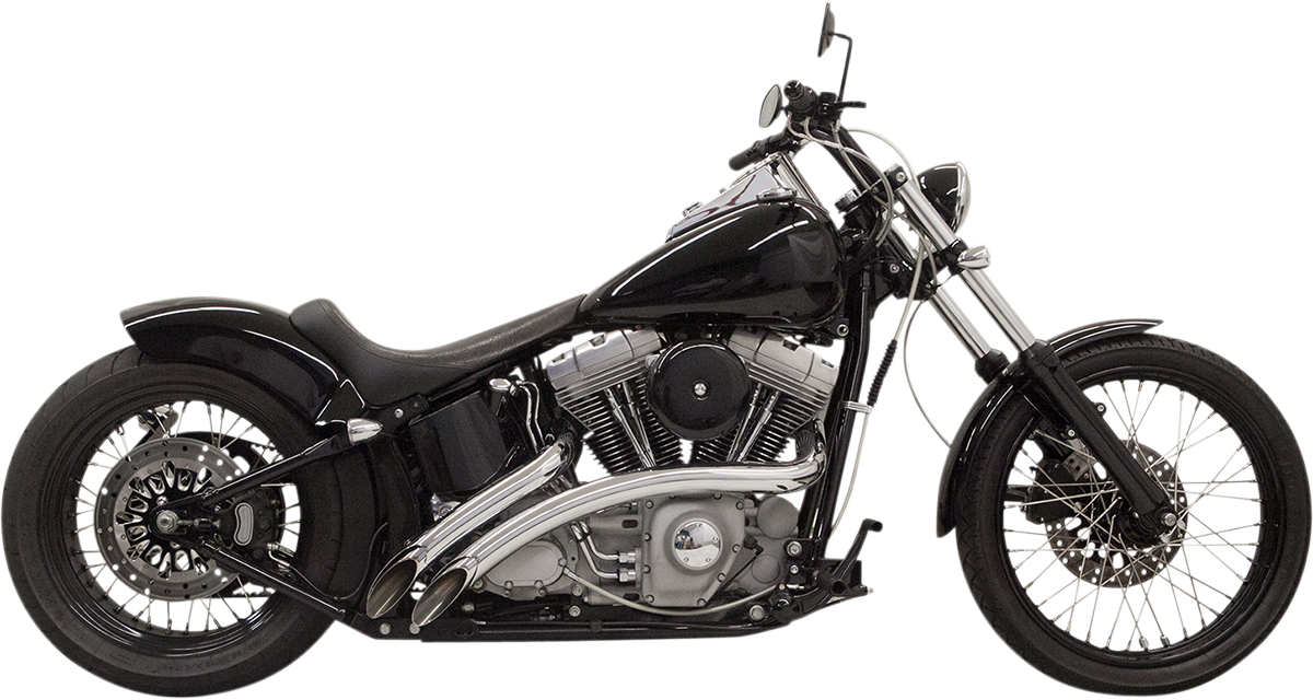 BASSANI XHAUST Radial Sweepers Exhaust System - Chrome 1SD1F