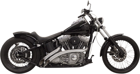 BASSANI XHAUST Radial Sweepers Exhaust System - Chrome 1SD1F