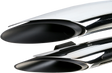 BASSANI XHAUST Sweeper Exhaust - Black/Chrome 1SD2F