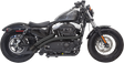BASSANI XHAUST Radial Sweepers Exhaust System - Black - XL 1X2FB