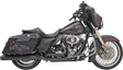BASSANI XHAUST Down Under Exhaust - Black - Straight Can 1F76RB