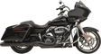 BASSANI XHAUST B4 2:1 Exhaust - Black - Straight Can 1F58RB