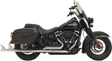 BASSANI XHAUST Fishtail Exhaust with Baffle - 33" 1S96E-33
