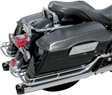 BASSANI XHAUST 4" Quick Change Series Slip-On Mufflers - Black - FL '95-'16 1F740B