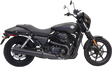BASSANI XHAUST 4" Black Muffler - Straight/Long - XG500/750 1587LRB
