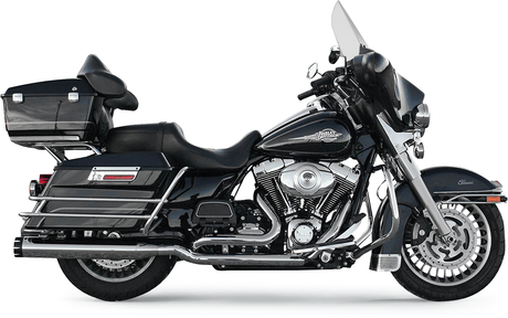BASSANI XHAUST True-Dual Down Under Headpipes - Chrome - FL '09-'16 11415A