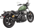 BASSANI XHAUST Sweeper Exhaust - Black - Bolt 3B1F2B