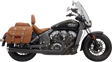 BASSANI XHAUST 2:1 Exhaust - Black - Long - Scout 8S11JB