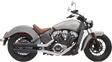 BASSANI XHAUST 3" Mufflers - Black - Scout 8S17BSB