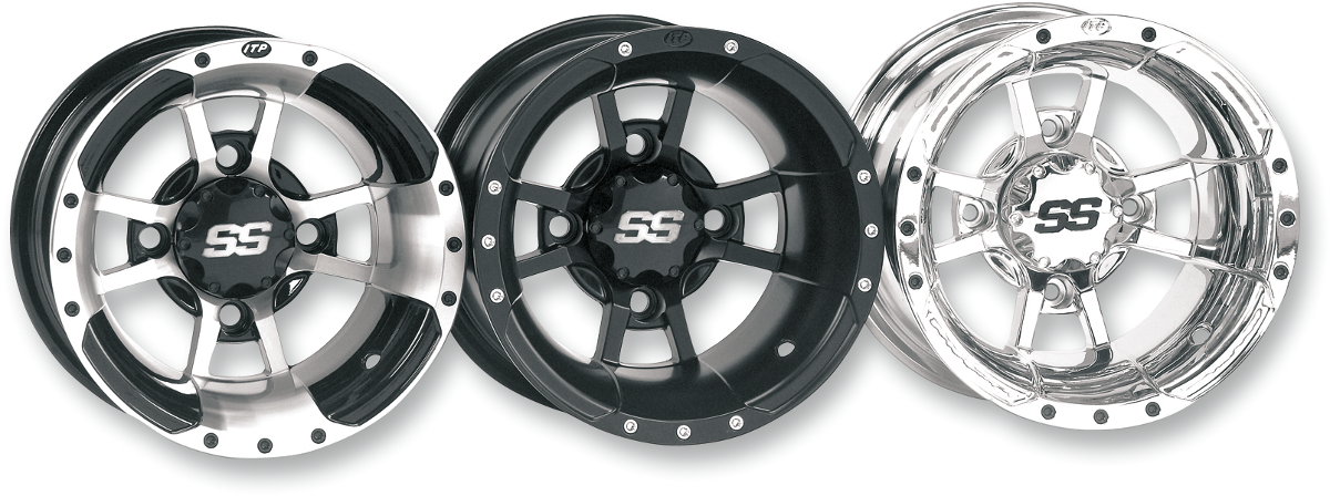 ITP Wheel - SS112 Sport - Rear - Black - 9x8 - 4/115 - 3+5 0928386536B