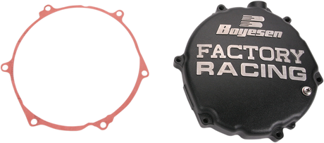 BOYESEN Kawasaki CC-12CB Clutch Cover - Black for Kawasaki Motorcycles