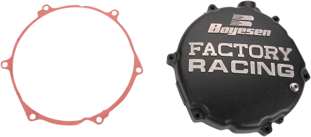 BOYESEN Kawasaki CC-12CB Clutch Cover - Black for Kawasaki Motorcycles