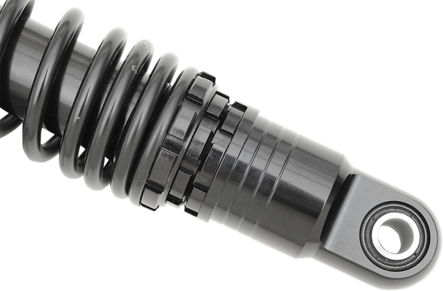 Drag Specialties C16-0162AB Premium Ride-Height Adjustable Shocks for Harley-Davidson Touring Models - 12 Inch Length - Black