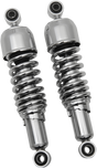 Drag Specialties C16-0124 Replacement Shock Absorbers for Harley-Davidson with 11-inch Length - Chrome