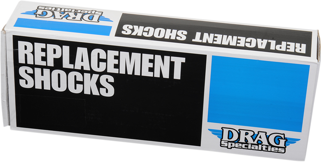Drag Specialties Shocks Replacement Shock Absorbers - 12 Inch Chrome for Harley-Davidson Motorcycles C16-0125